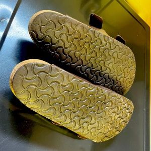 10.5 Birkenstock. Not used much.